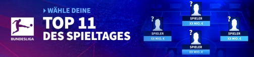 Choose your Bundesliga matchday top eleven! Choose your Bundesliga matchday top eleven!